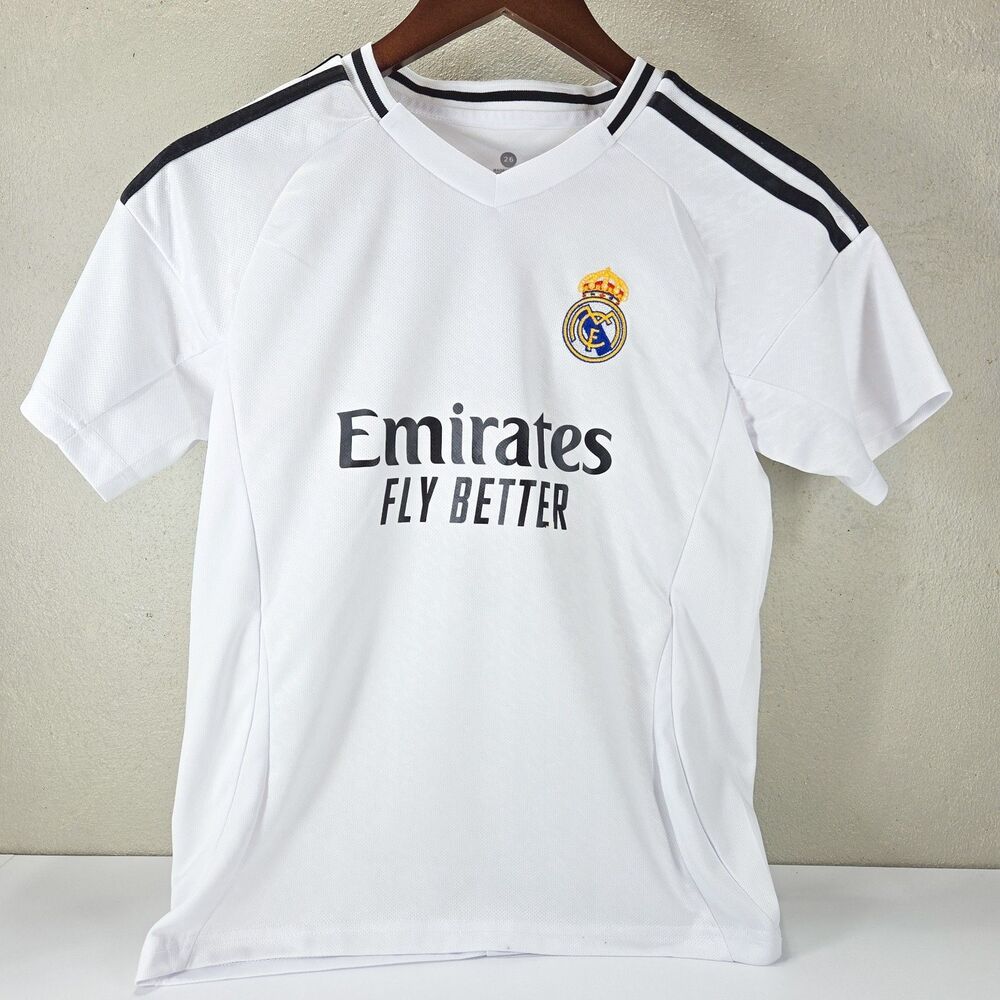 Adidas Real Madrid Jude Bellingham 5 Soccer Jersey Sz 26 Youth Sz M